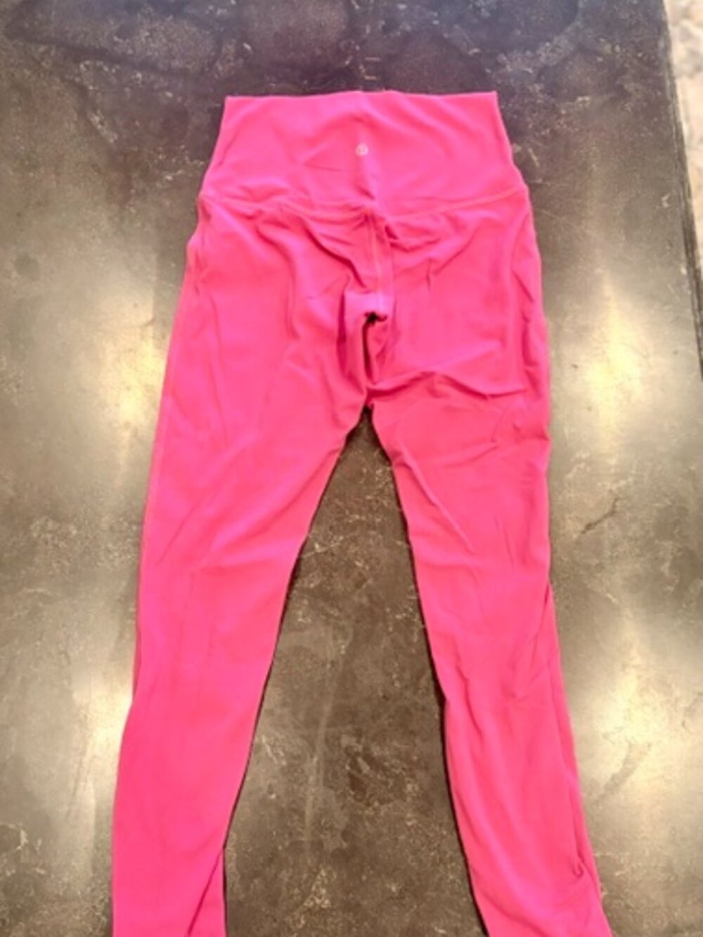 Lululemon Fleece Lined Leggings Size 4 Color Raspberry - Picture 1 of 4